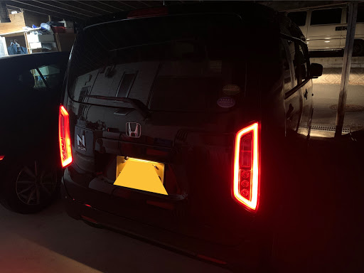N Wgn Jh3のテールランプ 夜に撮影に関するカスタム メンテナンスの投稿画像 車のカスタム情報はcartune