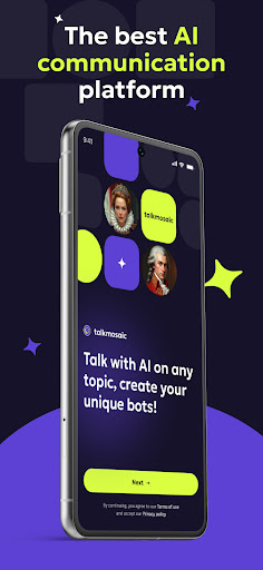 Screenshot TalkMosaic - AI Character Chat