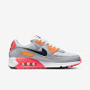 air max 90 pure platinum / wolf gray / flash crimson / armory navy