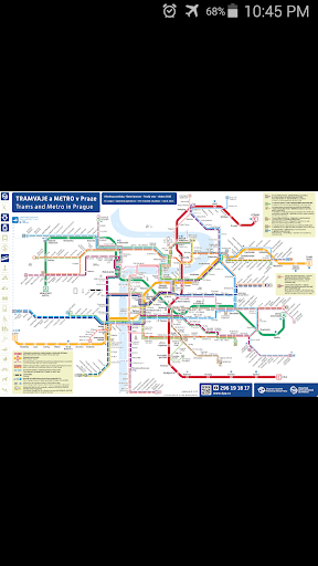 Prague Metro Tram Map