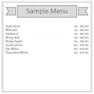 Uttrakhand Sweets menu 1