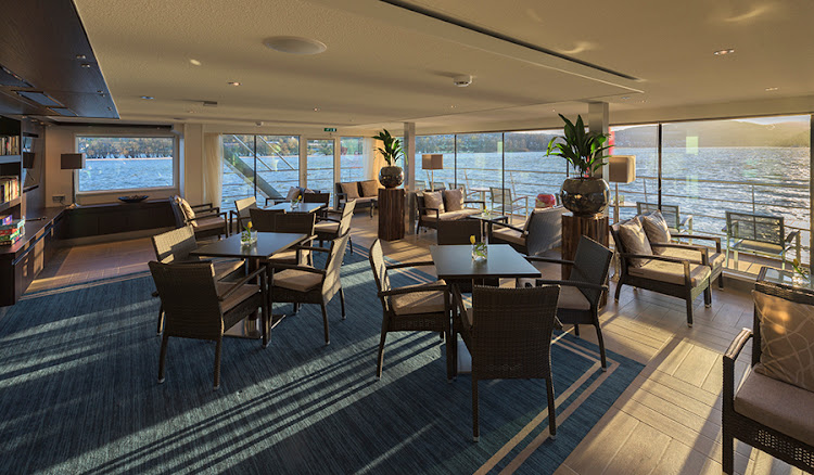 Take a seat in Avalon Tranquility II's club lounge and watch Europe's beautiful countryside glide by.  