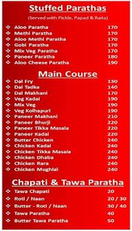 Amritsari Tikke Sikke menu 3