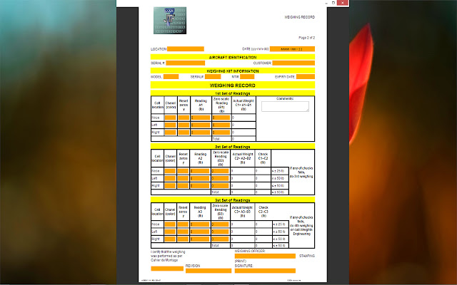 Weighing Records chrome extension