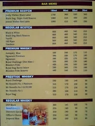 Hotel Shanti menu 2