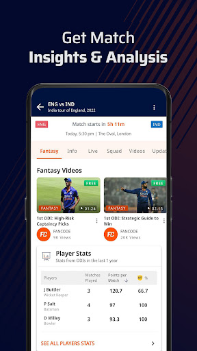 FanCode: Live Cricket & Scores screenshot #6