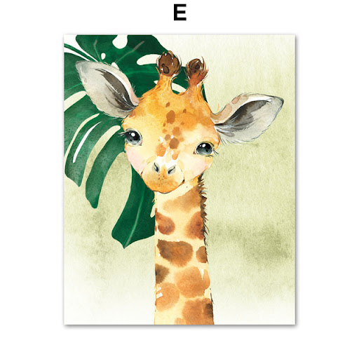 Title 1, Cute Cartoon Small Animal Print Decorative Pain...