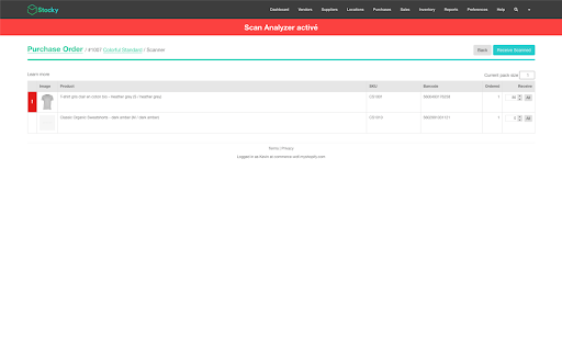 Stocky Scan Analyzer