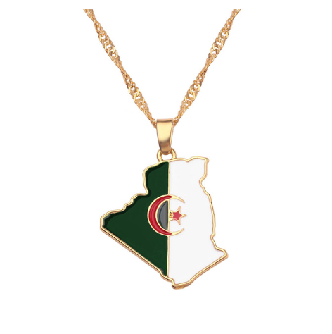 Title 17, Necklace of geographical maps of the world