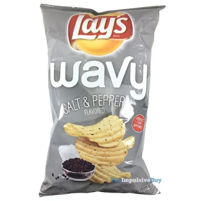 Lays Wafer Style Salt With Pepper Chips Flavour - 52 gm