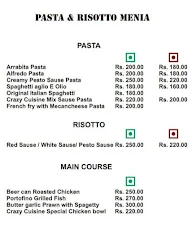 Nv Crazy Cuisine menu 7