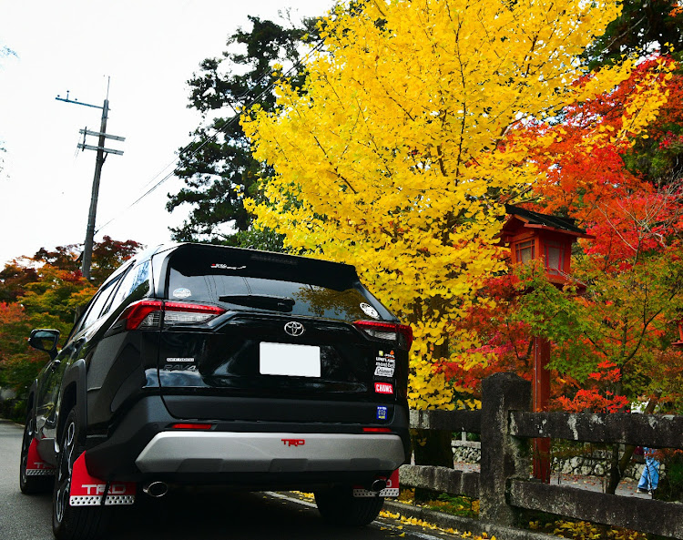 RAV4の亀岡市・鍬山神社・紅葉と愛車に関するカスタム事例の投稿画像1枚目