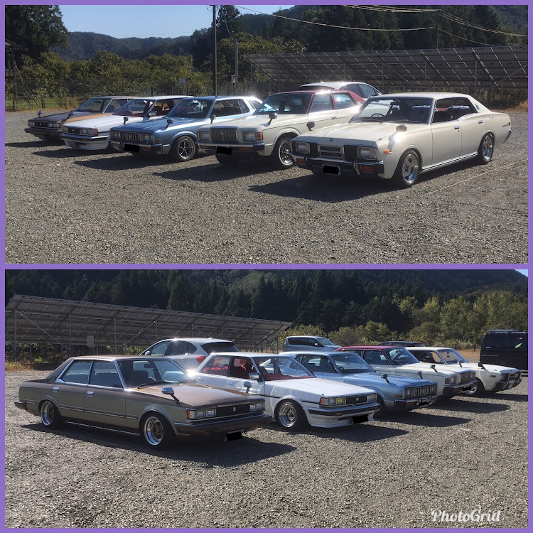 クラウンセダンのイベント・ミーティング・旧車・ドライブ・岐阜 いび川に関するカスタム事例の投稿画像1枚目
