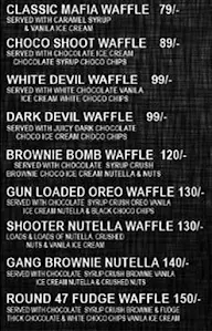 Waffle Mafia menu 1