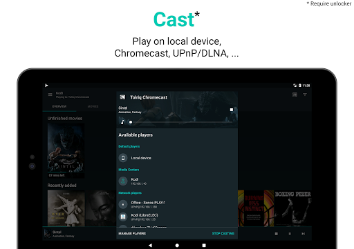 Yatse: Kodi remote control and cast