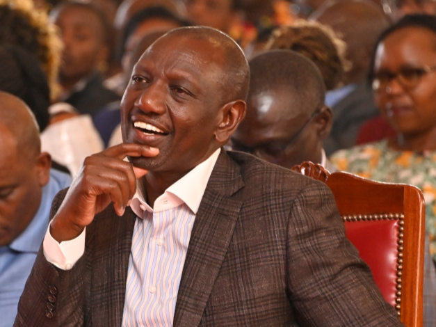 President William Ruto during the 95th Kenya Music Festival Winners' State Concert at State House, Nakuru on August 23, 2023