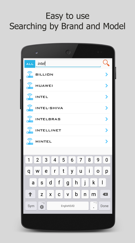 WiFi Router Passwords Screen 3
