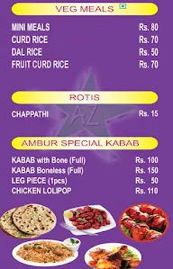 AZ Ambur Dum Biryani menu 4