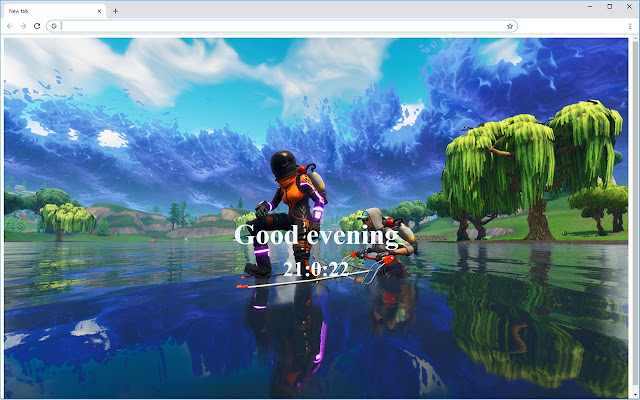 Fortnite New Tab Page