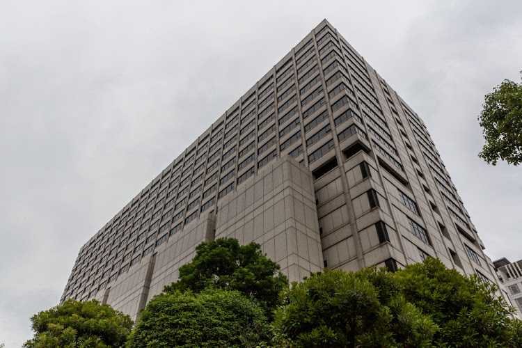 A general view of the Tokyo District Court on June 14, 2021 in Tokyo, Japan. The trial of Michael Taylor and his son Peter, two Americans accused of helping former Nissan chairman Carlos Ghosn escape from Japan in a box to Lebanon, opened on June 14 at the court.