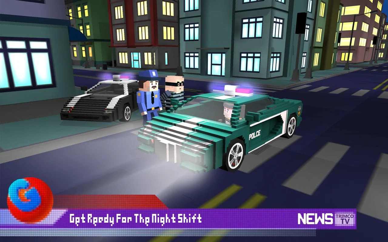  Blocky Cidade Ultimate Police: captura de tela 