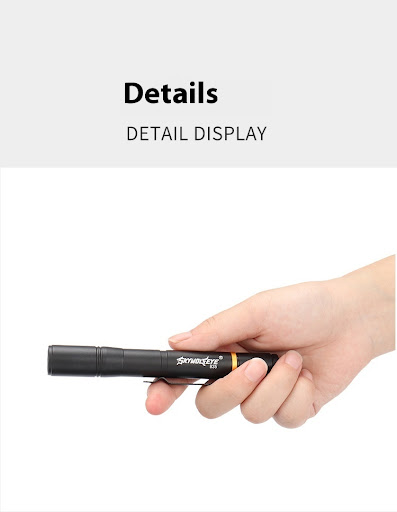 Title 2, Mini-portable LED Pen-shaped Strong Light Flash...