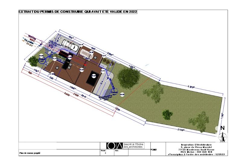  Vente Terrain à bâtir - 626m² à Voulx (77940) 