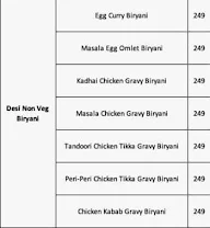 Desi Biryani Cafe menu 1