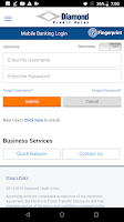 Diamond Credit Union Mobile Screenshot