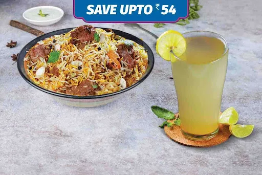 Non Veg Half Kg Biryani + Beverage Meal