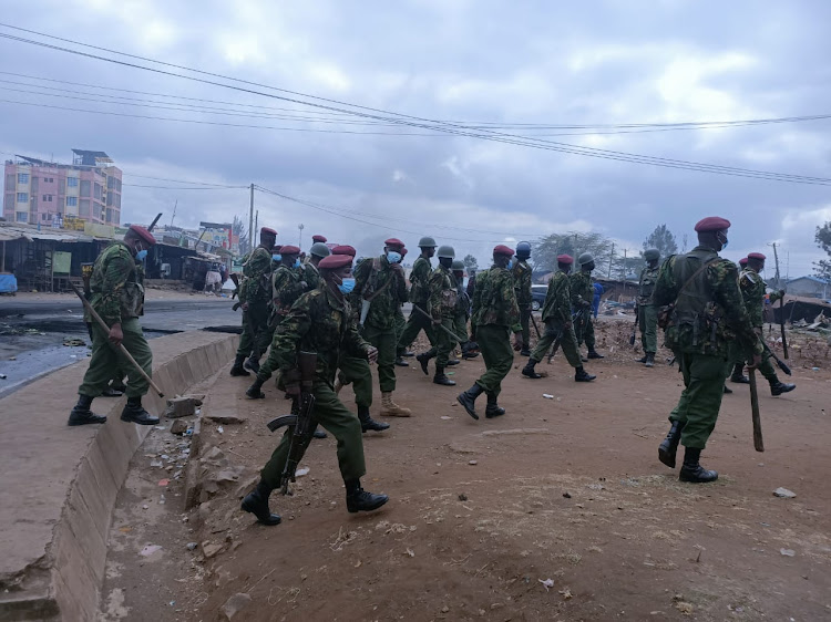 CHAOS: Kahawa West is a no go zone