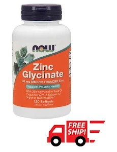 Zinc Glycinate 30mg | Bổ Sung Kẽm Cho Người Thiếu Hụt (120 Viên nang mềm) Nowfoods