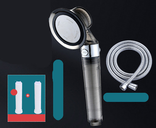 Title 20, Pressurized Shower Nozzle for Home Use Single H...