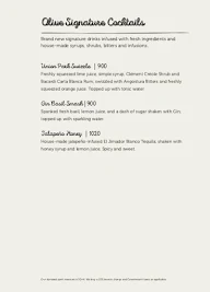 Olive Bar & Kitchen menu 7