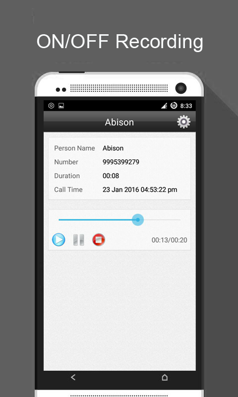 HQ Call Recorder Screen 3