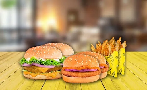 2 Chunky Paneer + 2 Chotu Singh + 2 Dilli 6 Fries Large