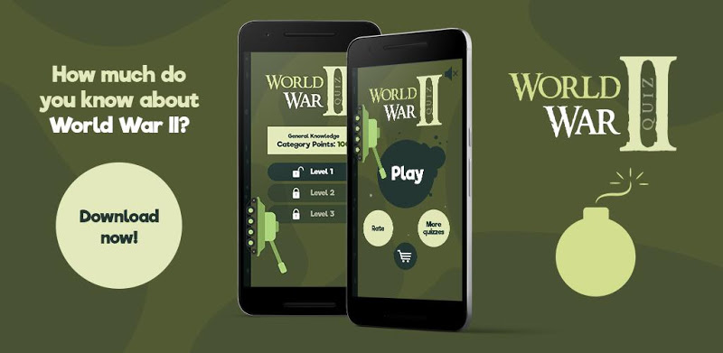 World War 2 Quiz: Offline WW2 Trivia Games