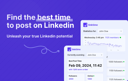 linktime: Linkedin Extension small promo image