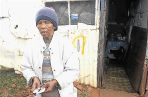 SWINDLED: Ester Mongadi of Dobsonville opened a case after finding her pension fund missing. PHOTO: VELI NHLAPO