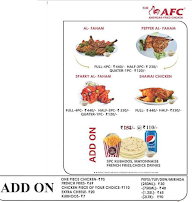 AFC American Fried Chicken menu 8