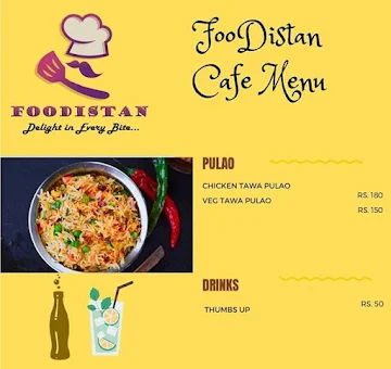 Foodistan Cafe menu 