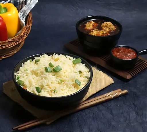 Veg Manchurian Fried Rice