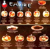 Empire Food Court menu 1