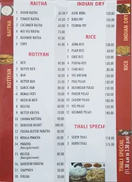 Sumukha's Kitchen menu 1