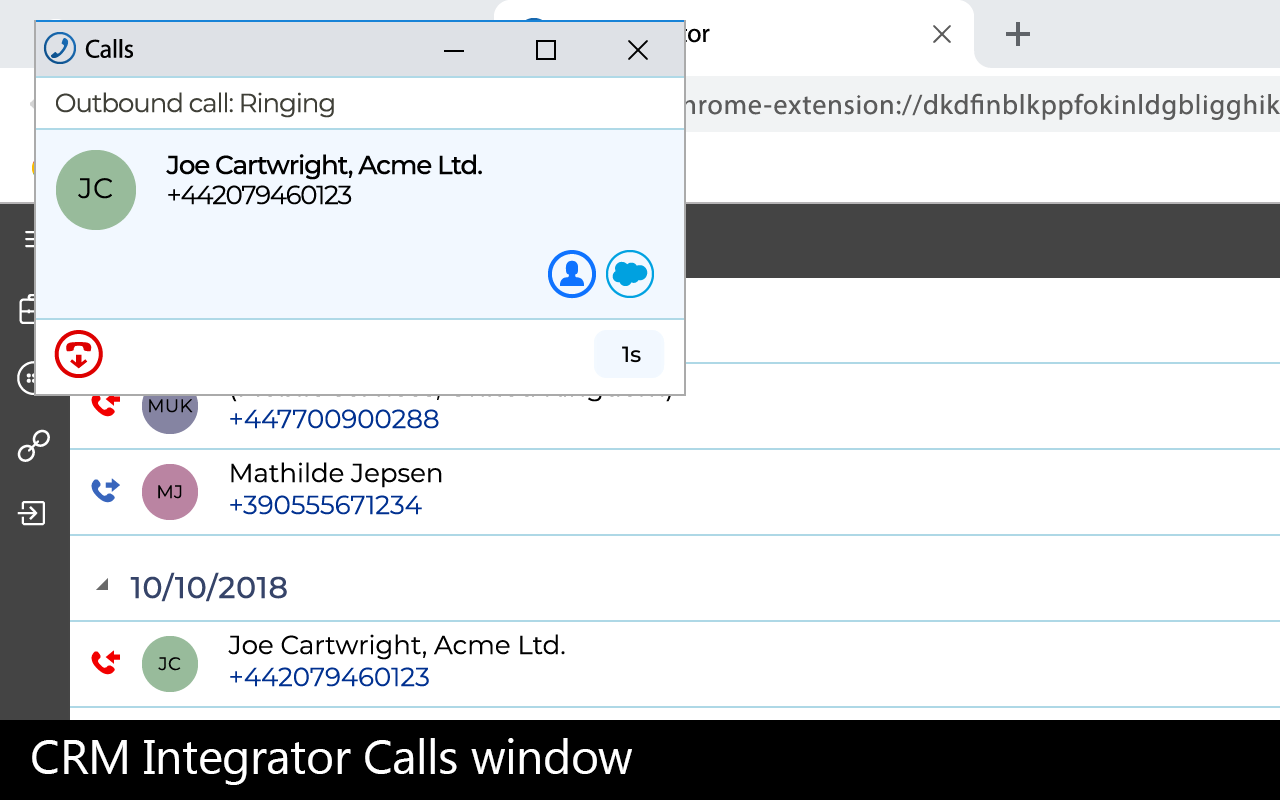 CRM Integrator for hosted telephony Preview image 2