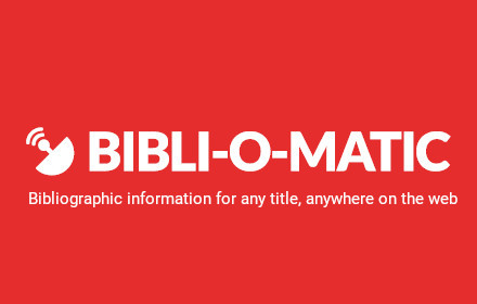 Bibli-O-Matic chrome extension