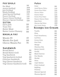 Sharma Ice Cream & Pavbhaji menu 4
