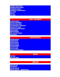 Devika Chettinadu Restaurants menu 3