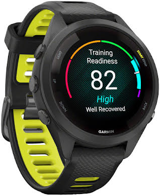 Garmin Forerunner 265S GPS Smartwatch - 42mm, Black Bezel and Case, Black/Amp Yellow Silicone Band alternate image 6