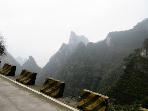 99 Bend Road From Tianmen Mountain China 2016